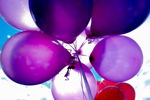 birthday party balloons